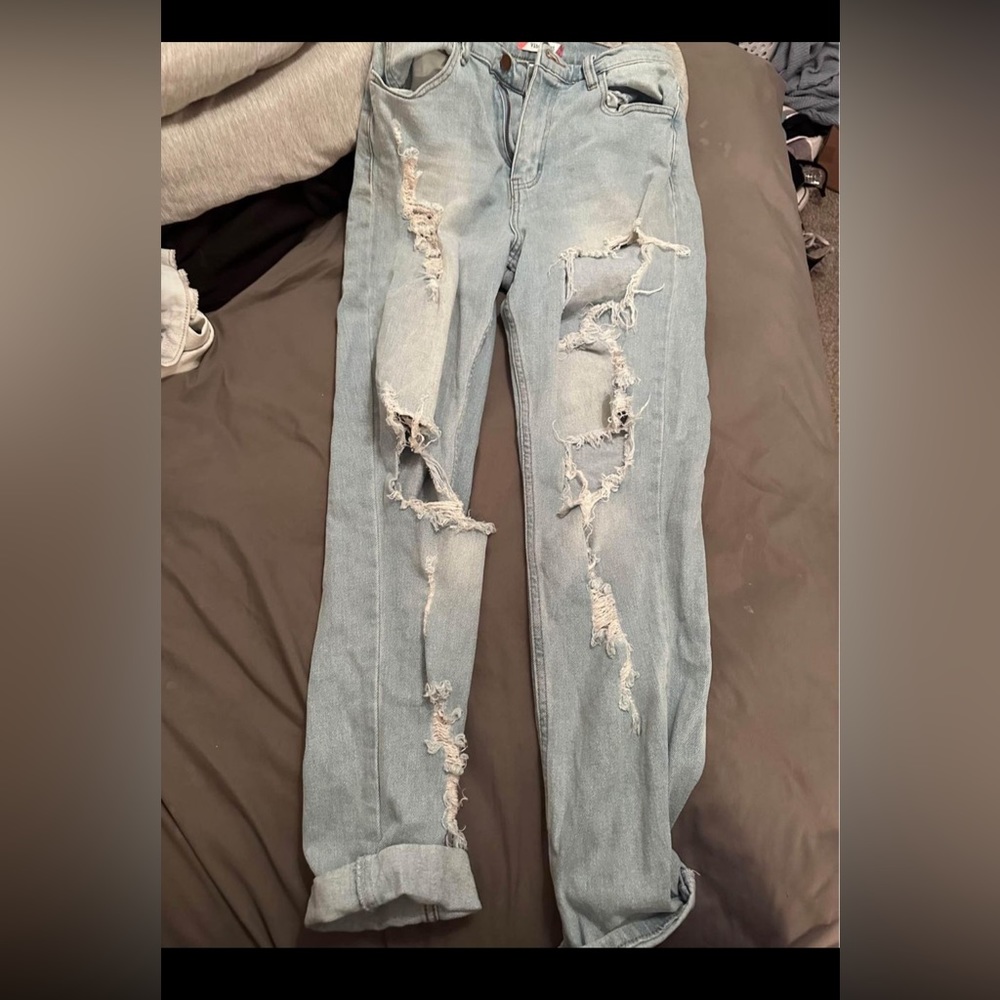 ripped jeans